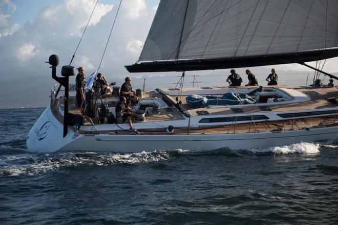 Line Honours and Overall victory for Lupa of London, Jeremy Pilkington's Baltic 78 - 2014 RORC Transatlantic Race. © RORC/Arthur Daniel and Orlando K Romain