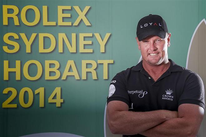 Anthony Bell, skipper of 100ft Maxi Perpetual Loyal (AUS) ©  Rolex / Carlo Borlenghi http://www.carloborlenghi.net