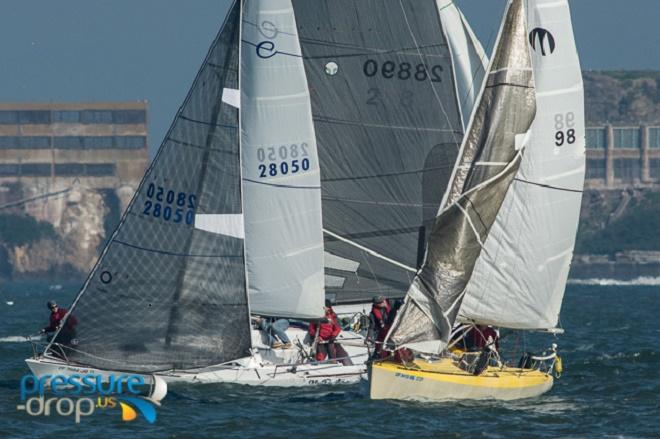 Early goings showed breeze aplenty for the Fagundes Fun seekers! - Midwinters - 2014-15 The 44 Manuel Fagundes Seaweed Soup Regatta. © Erik Simonson/ pressure-drop.us http://www.pressure-drop.us