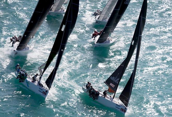 Melges 32 Fleet - Melges 32 World Championship Miami 2014 Day one. © Melges 32/Carlo Borlenghi