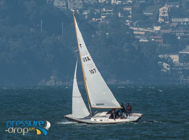 Richard Kelson's Folkboat Nordic Star - Midwinters - 2014-15 The 44 Manuel Fagundes Seaweed Soup Regatta. © Erik Simonson/ pressure-drop.us http://www.pressure-drop.us