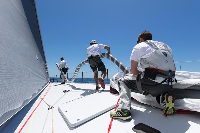 RIO 100 during offshore training session before the Boxing Day Rolex Sydney to Hobart race  © Andrea Francolini http://www.afrancolini.com/