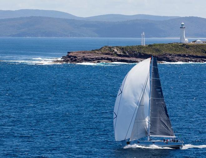 Max Klink's Caro (CAY) passing Green Cape lighthouse ©  Rolex/Daniel Forster http://www.regattanews.com