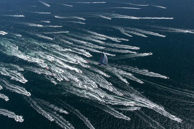 Wild Oats XI wins line Honours for the record 8th time  - 2014 Rolex Sydney Hobart Yacht Race © Andrea Francolini http://www.afrancolini.com/