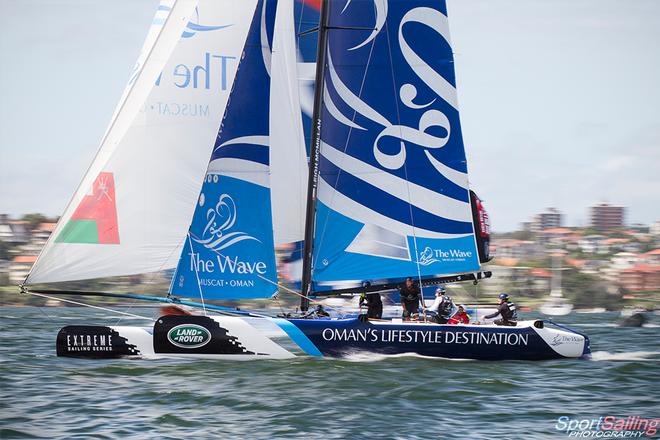 The Wave Muscat  - Day 3, Extreme Sailing Series, Sydney © Beth Morley - Sport Sailing Photography http://www.sportsailingphotography.com