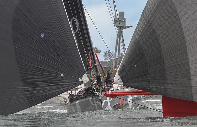 Perpetual Loyal and Comanche cross off Bradley's Head. © Crosbie Lorimer http://www.crosbielorimer.com