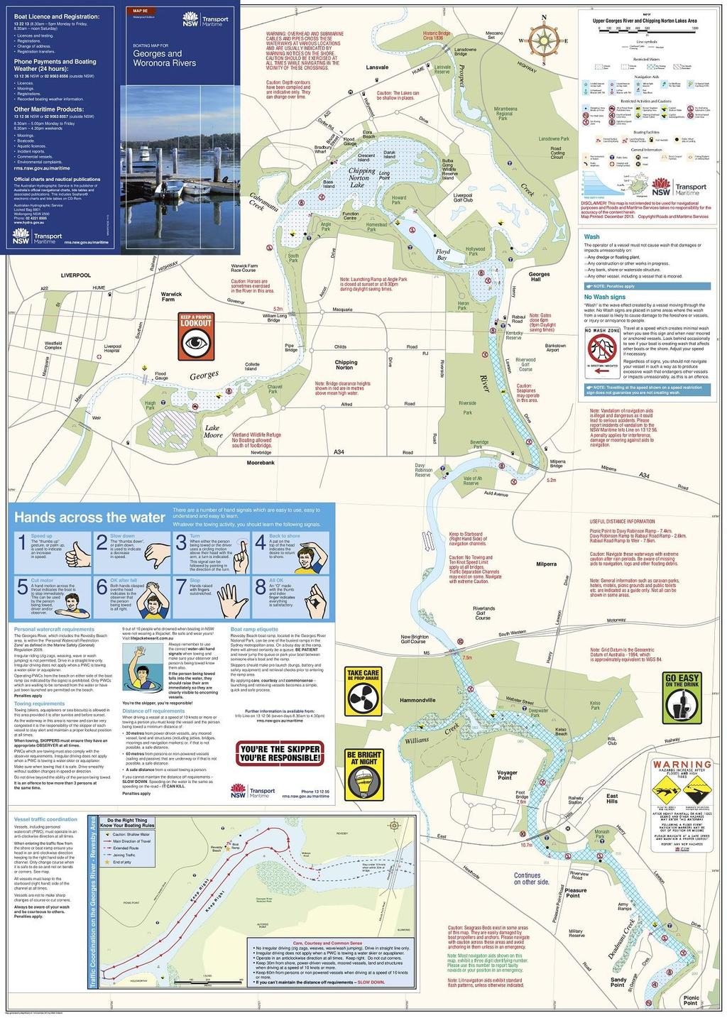 Upper Georges Chipping Norton Lakes © 	Roads and Maritime Services