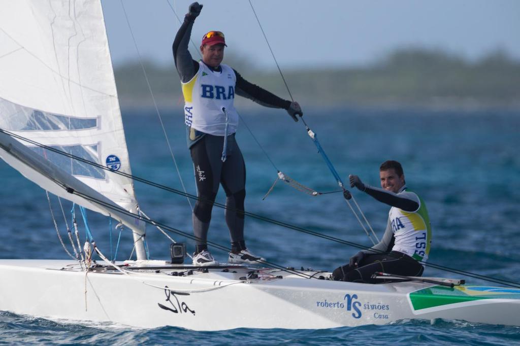 Robert Scheidt (BRA)  Nassau (Bahamas), Star Sailors League 2014, Day 1 ©  SSL/Giles-Martin Raget http://www.starsailors.com