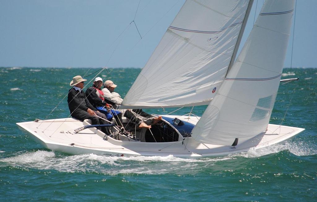 Gordon Ingate’s “Whimsical” is always competitive - Ted Albert Memorial Regatta 2015 - Prince Philip Cup. photo copyright David Staley / RBYC taken at  and featuring the  class