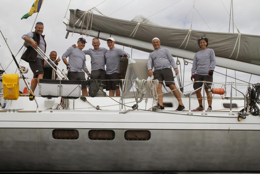 ARC+ 2014 Eleonora 2 leaving Las Palmas on 9 November. © WCC / Clare Pengelly