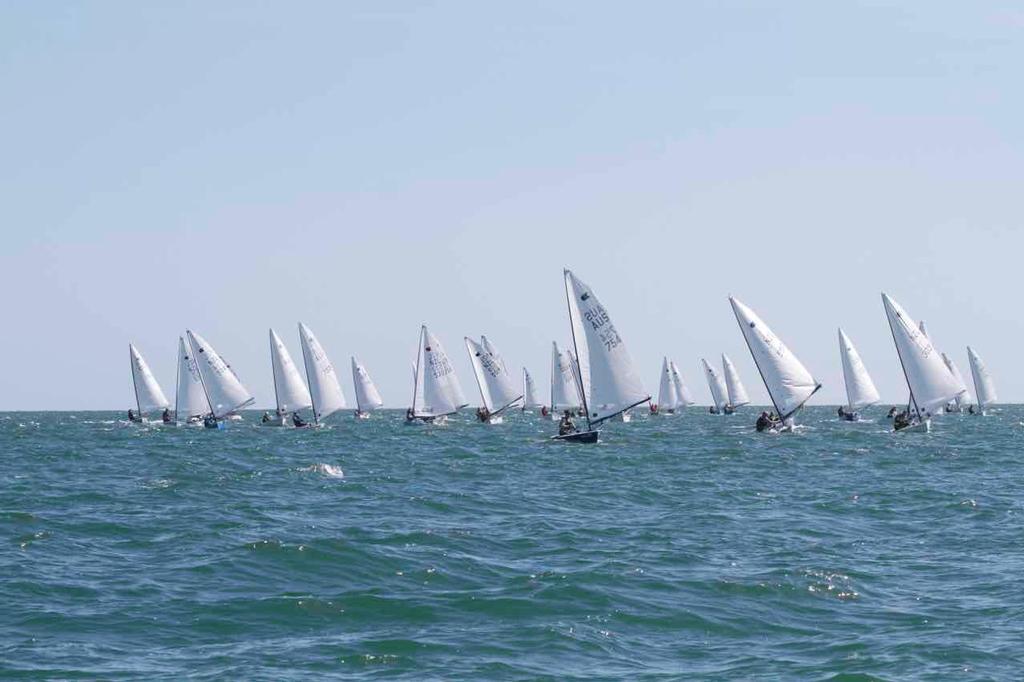 2014 OK Dinghy World Championship at Black Rock YC in Melbourne. © okworlds2014