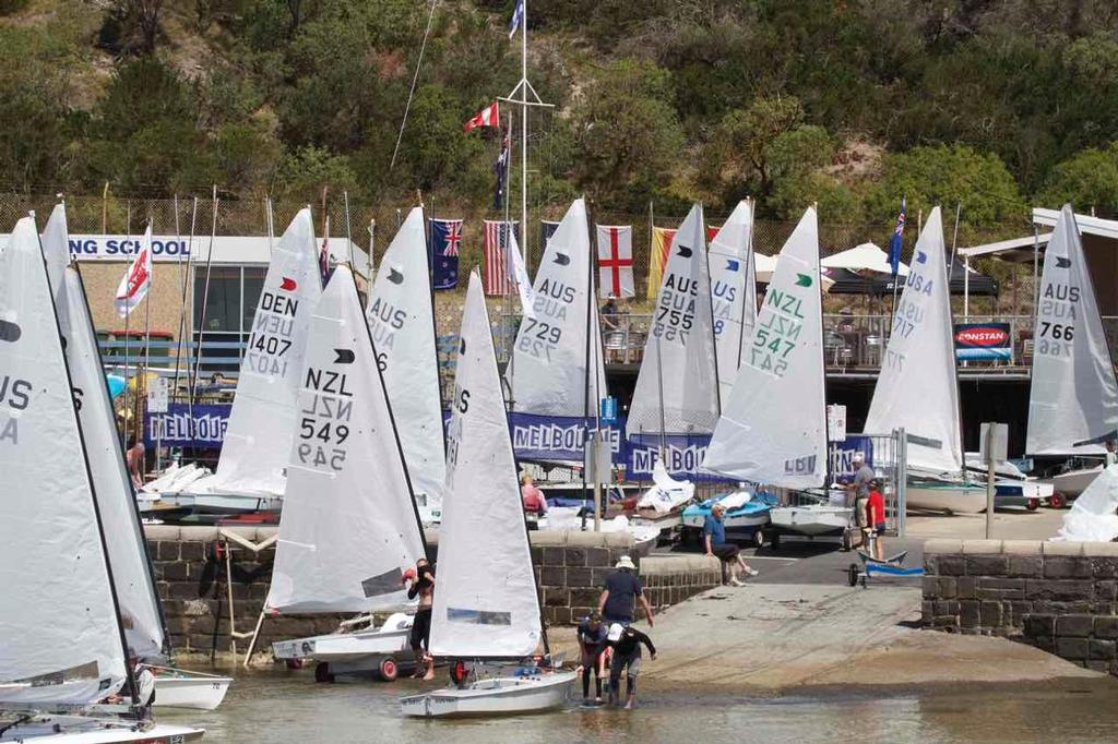 2014 OK Dinghy World Championship at Black Rock YC in Melbourne. © okworlds2014