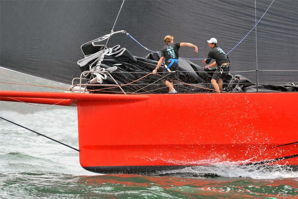 Comanche on Sydney Harbour by Bruce Kerridge - SOLAS Big Boat Challenge 2014 photo copyright Bruce Kerridge taken at  and featuring the  class
