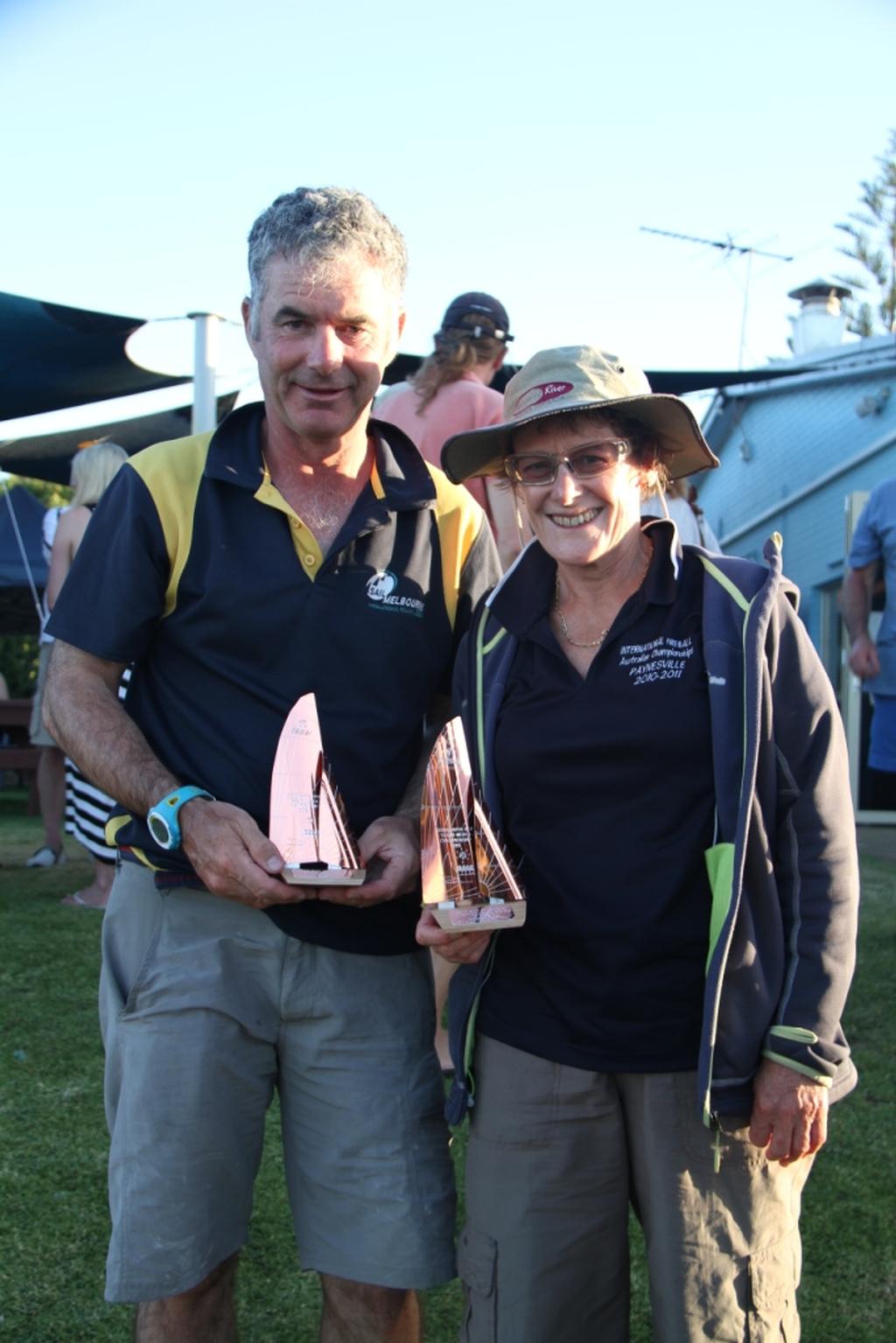 Heather Macfarlane and Chris Payne, from Victoria, Australia - Tasar 2015 World Championships photo copyright Greg Jennings taken at  and featuring the  class