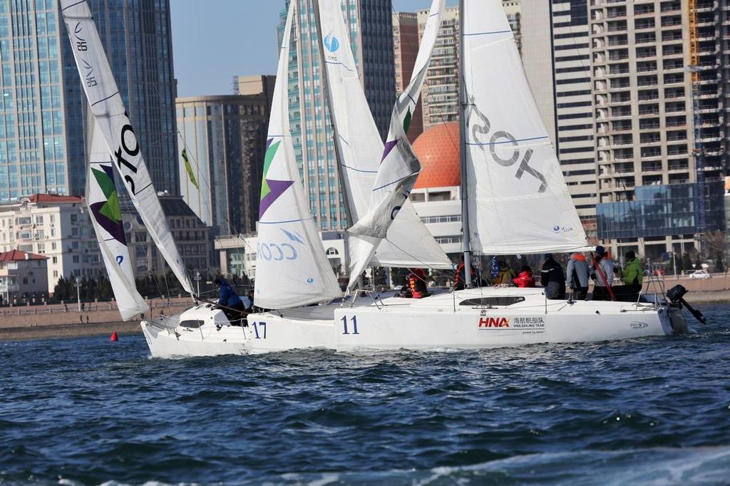 Qingdao 2015 'Haofeng' New Year’s Cup 2K Teams Racing, China.  © Jing Xin