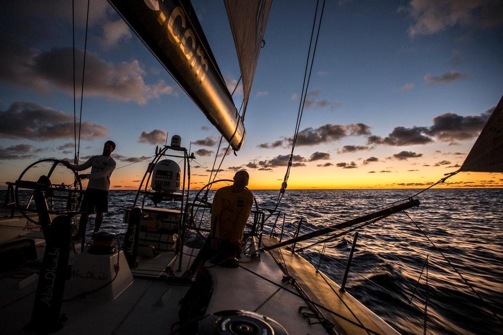 December 3, 2014. Leg 2 onboard Abu Dhabi Ocean Racing.  © Matt Knighton/Abu Dhabi Ocean Racing