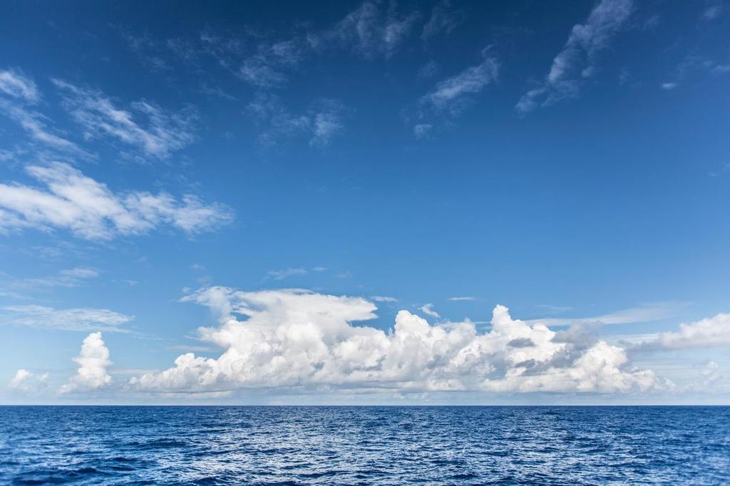 December 04, 2014. Leg 2 onboard Abu Dhabi Ocean Racing. Equator clouds. © Matt Knighton/Abu Dhabi Ocean Racing