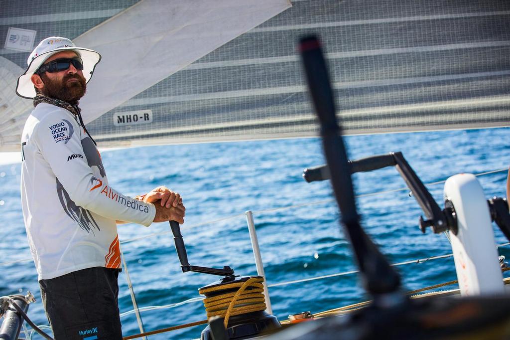 December 11, 2014. Leg 2 onboard Team Alvimedica. DAY 22. 500 miles to the finish, Alvimedica will make landfall of Oman before the day's end &copy;  Amory Ross / Team Alvimedica