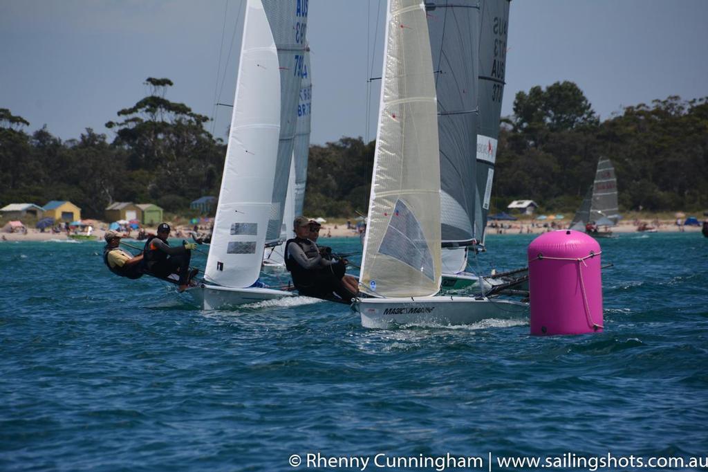 2015 ISail Whitsundays B14 Worlds Day  3 - 375 Frankcombe & Dunstan ahead of AUS 793 Bancroft & Imeneo photo copyright Rhenny Cunningham taken at  and featuring the  class