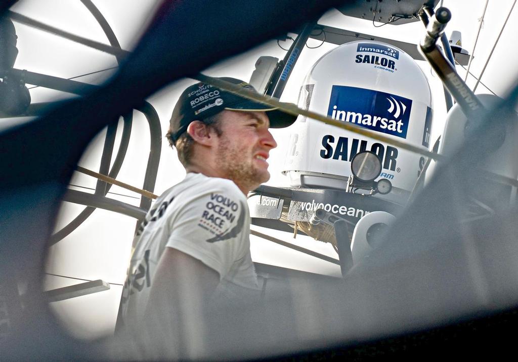 December 8, 2014. Leg 2 onboard Team Brunel. Louis Balcaen © Stefan Coppers/Team Brunel