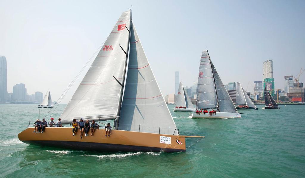 Audi Hong Kong to Hainan Race 2014 © RHKYC/Guy Nowell