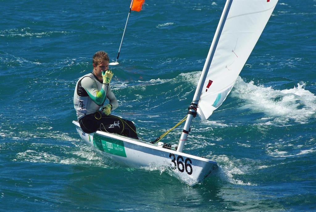 Wearne - A hard fought win. 6th race Wednesday  - 2015 Open Australian Laser Championships photo copyright  Perth Sailing Photography taken at  and featuring the  class