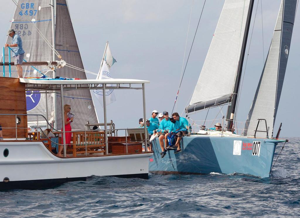 Wan Ma Rang starts at the boat end. Phuket King's Cup 2014 © Guy Nowell / Phuket King's Cup