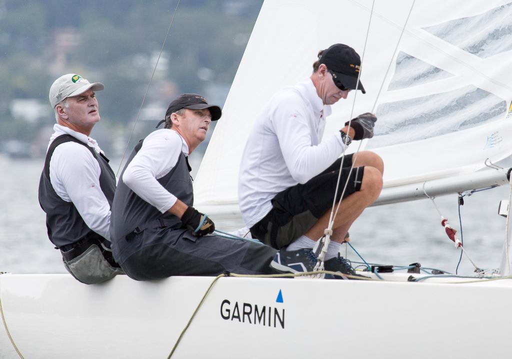 The Hole Way – LtoR: Cameron Miles, Grant Crowle and Dave Sampson. 2013 NSW State Championship. - 2015 Etchells Australian Championship © Kylie Wilson Positive Image - copyright http://www.positiveimage.com.au/etchells