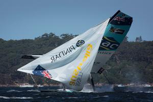 The Extreme Sailing Series 2014, Act Eight, Sydney, Australia. photo copyright Lloyd Images taken at  and featuring the  class