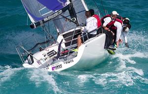 AUS 138 - Evny Scooters - Melges 32 World Championship Miami 2014 Day one. photo copyright Melges 32/Carlo Borlenghi taken at  and featuring the  class