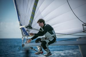 Jack Bouttell, Artemis Offshore Academy graduate and Figaro sailor is on board for Lupa of London's first transat  - RORC Transatlantic Race 2014. photo copyright Puerto Calero/James Mitchell taken at  and featuring the  class