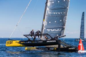 Wallen Racing competing on day two of the M32 Cup - Copenhagen. photo copyright M32 Series taken at  and featuring the  class