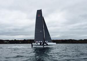 ARGO during training in Newport, RI. photo copyright Jim Condon taken at  and featuring the  class