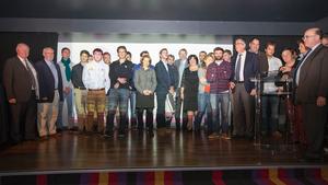 Solitaire du Figaro - Paris Boat Show - The 2015 Solitaire du Figaro course was announced at the Paris Boat Show on Thursday 4th December. photo copyright Alexis Courcoux taken at  and featuring the  class