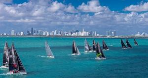 Melges 32 Fleet - Melges 32 World Championship Miami 2014 Day one. photo copyright Melges 32/Carlo Borlenghi taken at  and featuring the  class