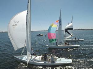 Close finish Race photo copyright Jonny Fullerton taken at  and featuring the  class
