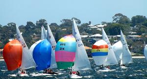 Fleet downwind photo copyright Jonny Fullerton taken at  and featuring the  class