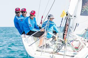 Taylor Canfield - US One Sailing Team. photo copyright Ian Roman http://www.ianroman.com taken at  and featuring the  class