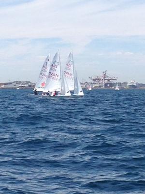 Australian 420 Nationals Day 2 Race 4 photo copyright Angus Haslett taken at  and featuring the  class