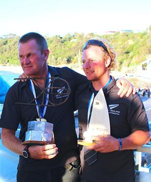 Matt Stechmann and Luke O'Connell (NZL) 2015 World OK Championhships photo copyright  Robert Deaves taken at  and featuring the  class