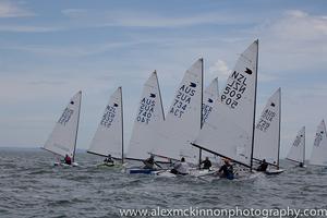 Intense competition at the OK Dinghy World Championships photo copyright  Alex McKinnon Photography http://www.alexmckinnonphotography.com taken at  and featuring the  class