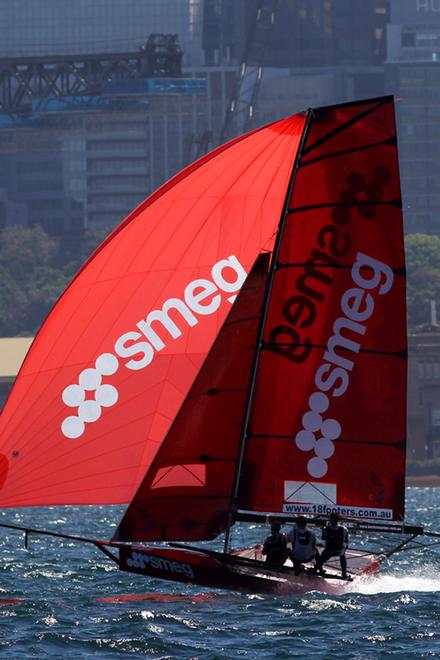 smeg -  2014 JJ Giltinan 18ft Skiff Championship © Frank Quealey /Australian 18 Footers League http://www.18footers.com.au