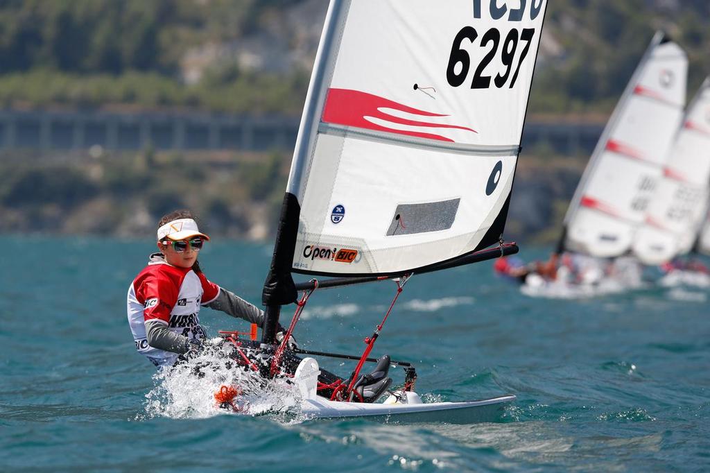 Kristen Wadley current U13 World Champion photo copyright Simon Dubbin taken at  and featuring the  class