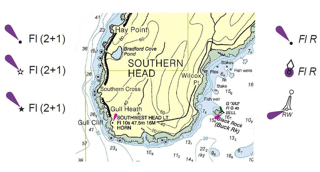 Marine Chart Symbols Nz