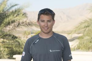 EFG BANK - Sailing Arabia The Tour 2014. Marcel Herrera skipper of Messe Frankfurt. Start of Leg 6 Dibba-Mussanah 22-02-14  - EFG Sailing Arabia – The Tour 2014 photo copyright Lloyd Images taken at  and featuring the  class
