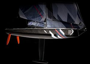 volvo ocean race model sailboat