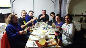 A victorious crew, back in Puerto Williams photo copyright  SW taken at  and featuring the  class