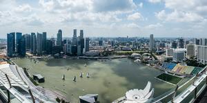 Day four of the Extreme Sailing Series regatta being sailed in Singapore. 23/2/2014 photo copyright Chris Cameron/ETNZ http://www.chriscameron.co.nz taken at  and featuring the  class