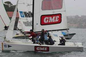 Rayshele Martin tied for the lead of the Marinassess Womens Match Racing regatta - Marinassess Womens Match Racing Regatta photo copyright CYCA Staff - copyright taken at  and featuring the  class