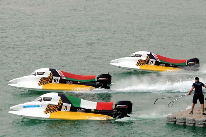 The Race One for the UIM Nations Cup World Series Grand Prix of Qatar.  © Vittorio Ubertone/Idea Marketing